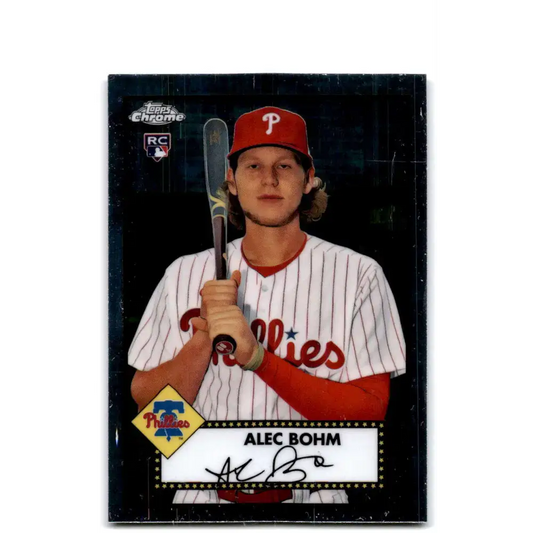 2021 Topps Chrome Platinum Anniversary #1 Alec Bohm NM-MT RC Rookie Philadelphia Phillies Baseball Card - Baseball Card