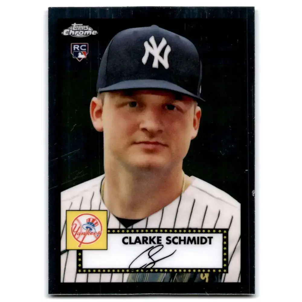 2021 Topps Chrome Platinum Anniversary #10 Clarke Schmidt NM-MT RC Rookie New York Yankees Baseball Card - Baseball
