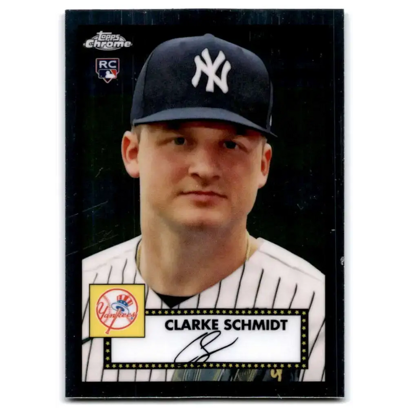 2021 Topps Chrome Platinum Anniversary #10 Clarke Schmidt NM-MT RC Rookie New York Yankees Baseball Card - Baseball