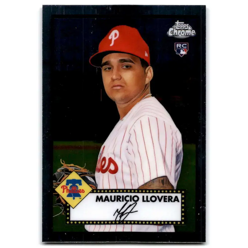 2021 Topps Chrome Platinum Anniversary #109 Mauricio Llovera NM-MT RC Rookie Philadelphia Phillies Baseball Card