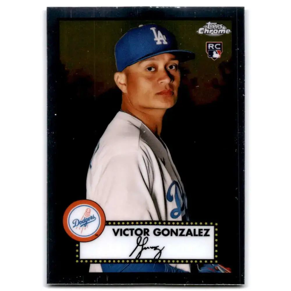 2021 Topps Chrome Platinum Anniversary #111 Victor Gonzalez NM-MT RC Rookie Los Angeles Dodgers Baseball Card