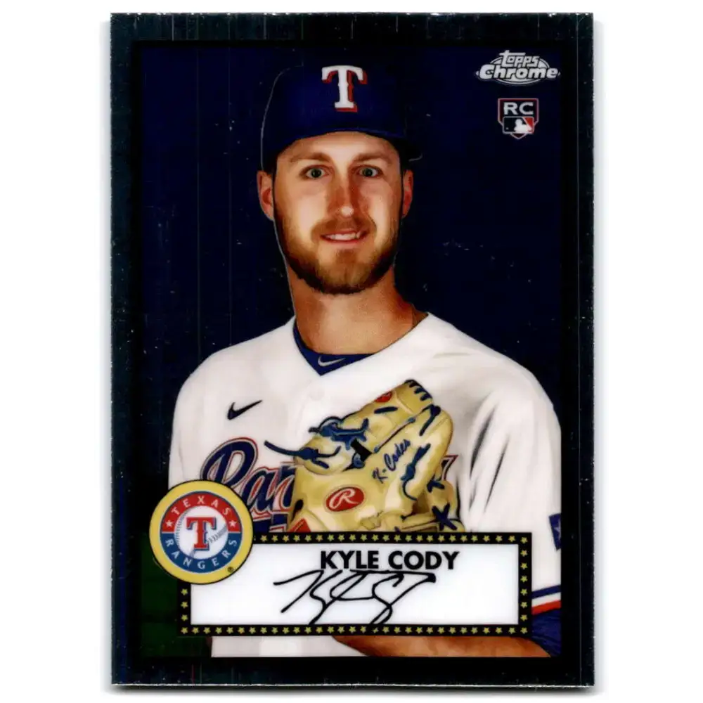 2021 Topps Chrome Platinum Anniversary #117 Kyle Cody NM-MT RC Rookie Texas Rangers Baseball Card - Baseball Card Single
