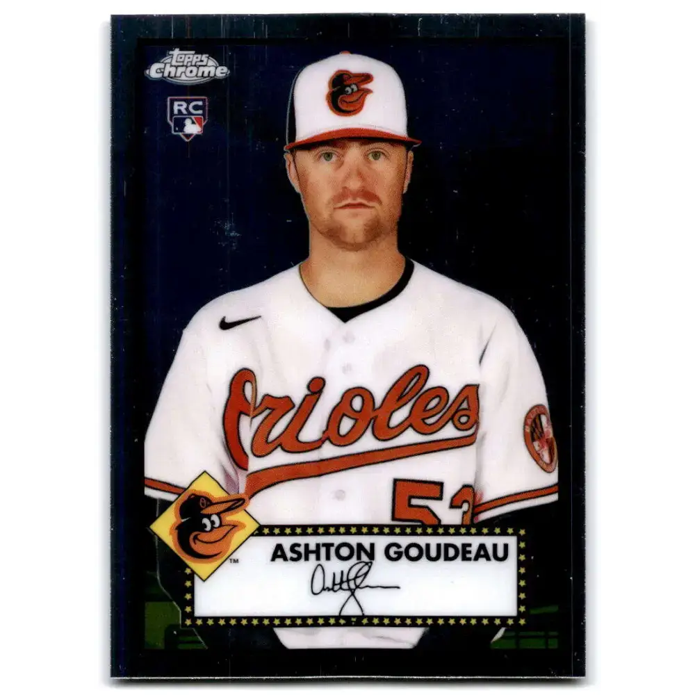 2021 Topps Chrome Platinum Anniversary #118 Ashton Goudeau NM-MT RC Rookie Baltimore Orioles Baseball Card - Baseball