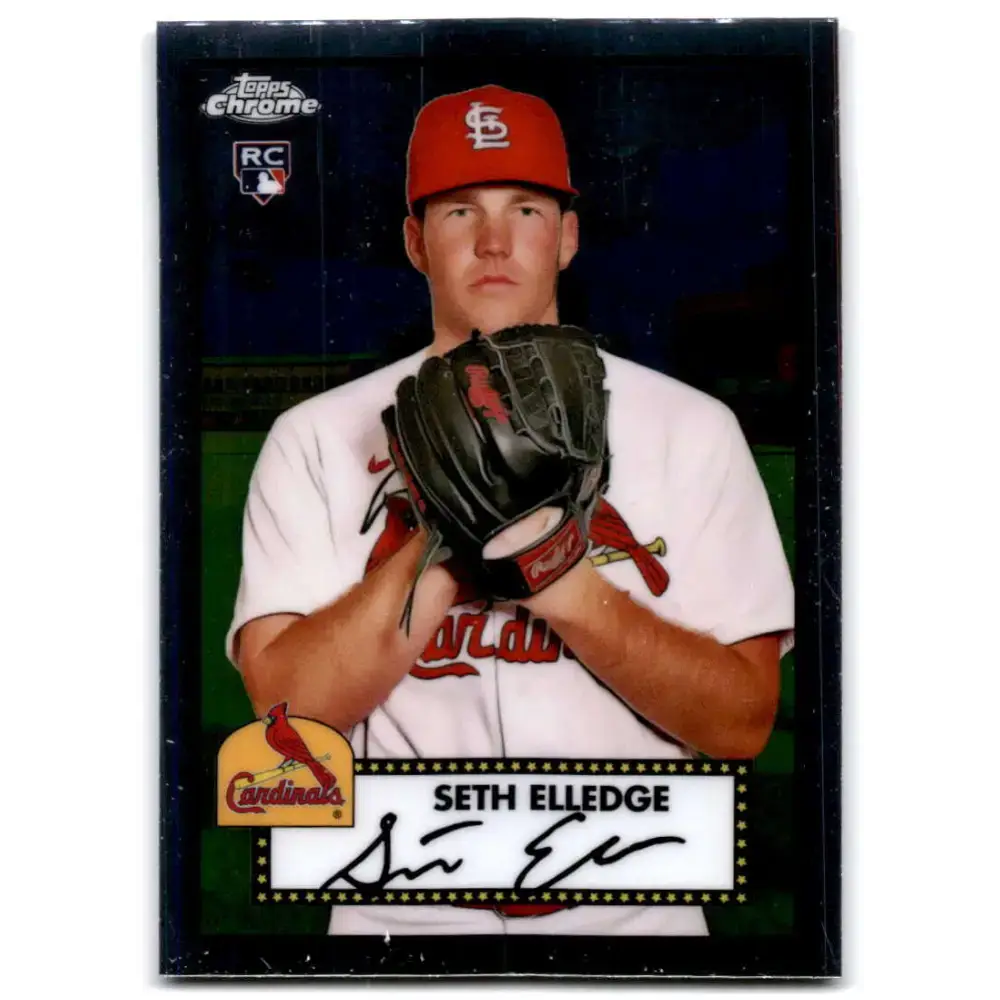 2021 Topps Chrome Platinum Anniversary #122 Seth Elledge NM-MT RC Rookie St. Louis Cardinals Baseball Card - Baseball