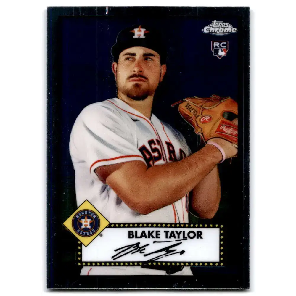 2021 Topps Chrome Platinum Anniversary #124 Blake Taylor NM-MT RC Rookie Houston Astros Baseball Card - Baseball Card