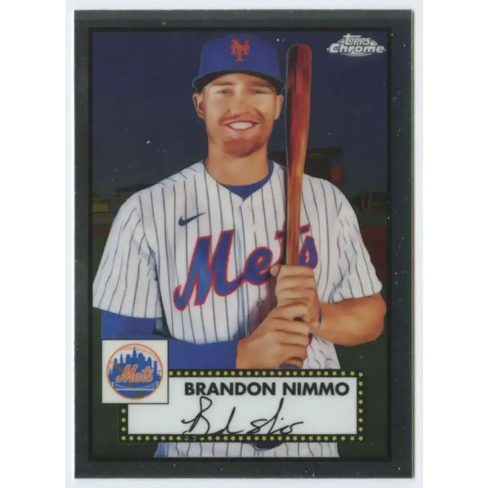 2021 Topps Chrome Platinum Anniversary #126 Brandon Nimmo NM-MT New York Mets Baseball Card - Baseball Card Single