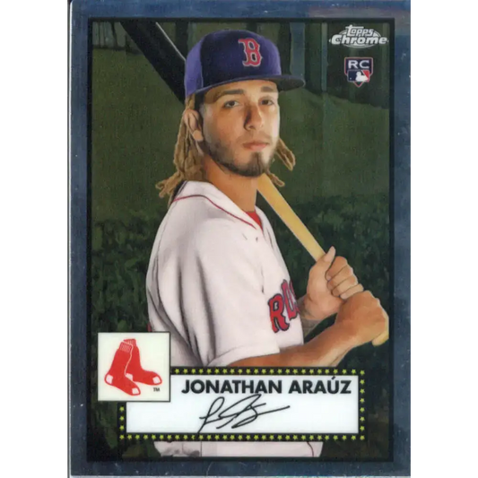2021 Topps Chrome Platinum Anniversary #130 Jonathan Arauz NM-MT RC Rookie Boston Red Sox Baseball Card - Baseball Card