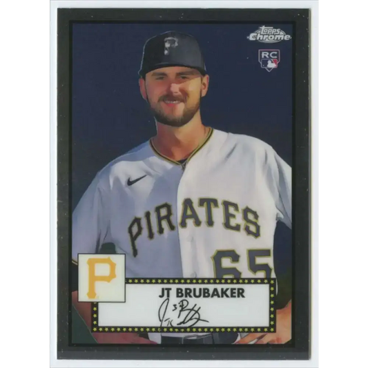 2021 Topps Chrome Platinum Anniversary #140 JT Brubaker NM-MT RC Rookie Pittsburgh Pirates Baseball Card - Baseball Card