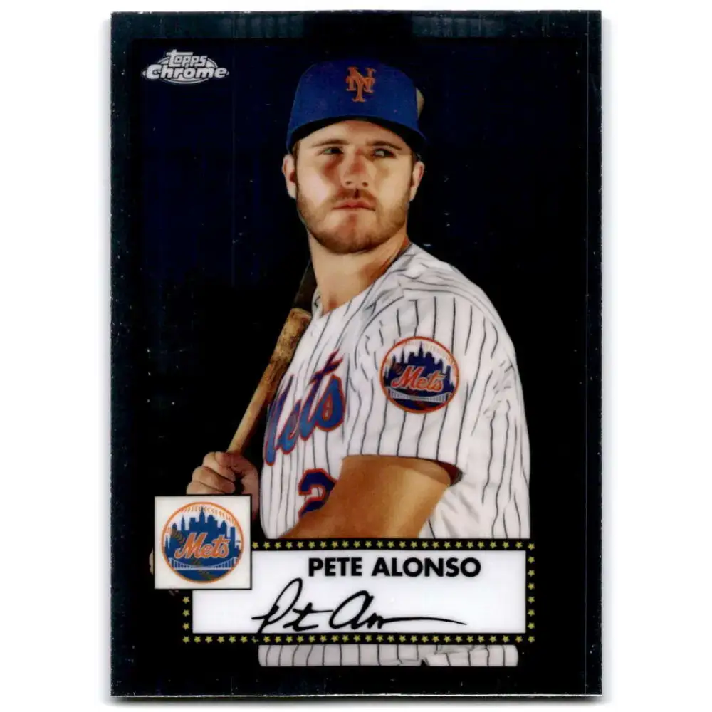 2021 Topps Chrome Platinum Anniversary #143 Pete Alonso NM-MT New York Mets Baseball Card - Baseball Card Single