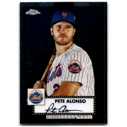 2021 Topps Chrome Platinum Anniversary #143 Pete Alonso NM-MT New York Mets Baseball Card - Baseball Card Single