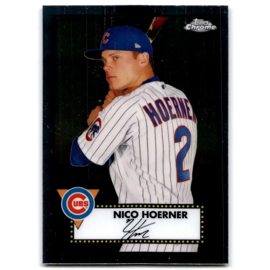 2021 Topps Chrome Platinum Anniversary #152 Nico Hoerner NM-MT Chicago Cubs Baseball Card - Baseball Card Single