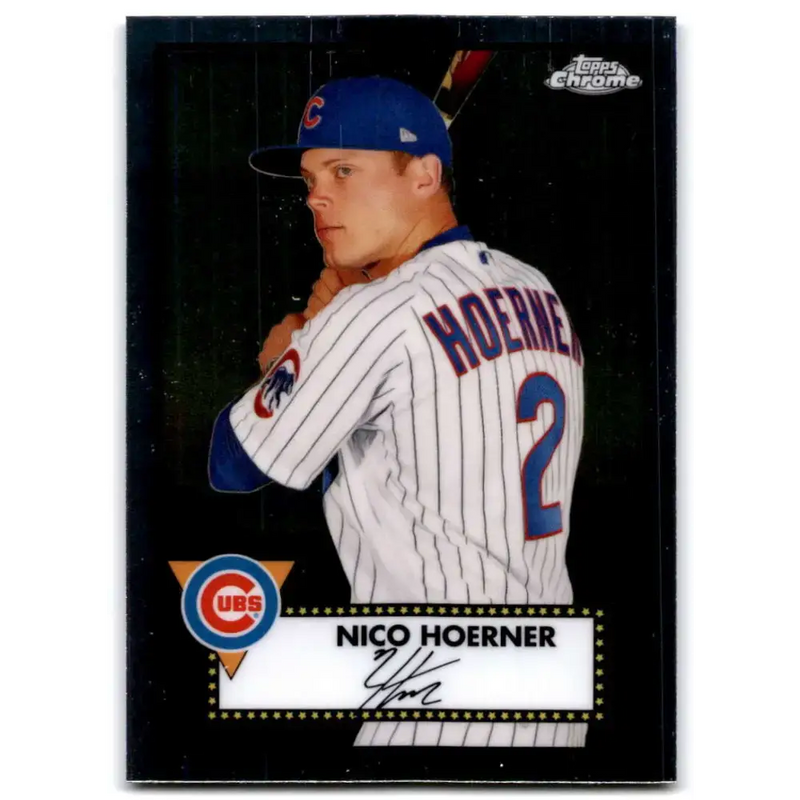 2021 Topps Chrome Platinum Anniversary #152 Nico Hoerner NM-MT Chicago Cubs Baseball Card - Baseball Card Single
