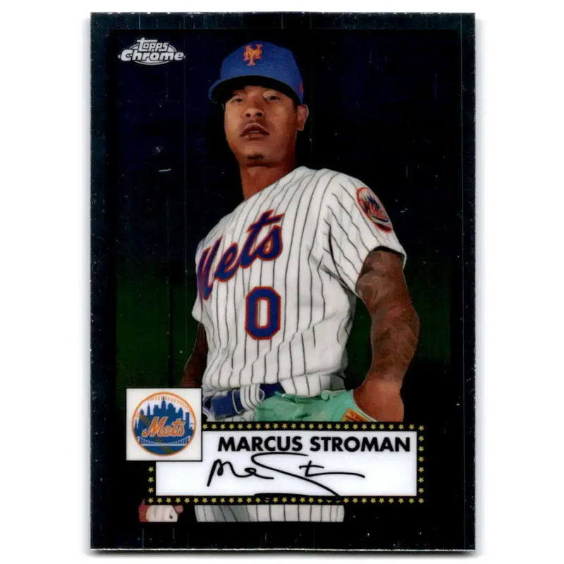 2021 Topps Chrome Platinum Anniversary #160 Marcus Stroman NM-MT New York Mets Baseball Card - Baseball Card Single