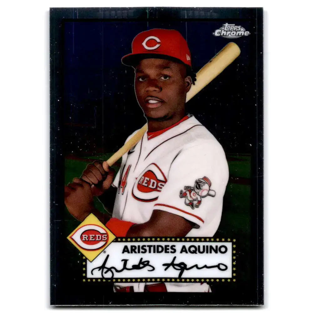 2021 Topps Chrome Platinum Anniversary #162 Aristides Aquino NM-MT Cincinnati Reds Baseball Card - Baseball Card Single