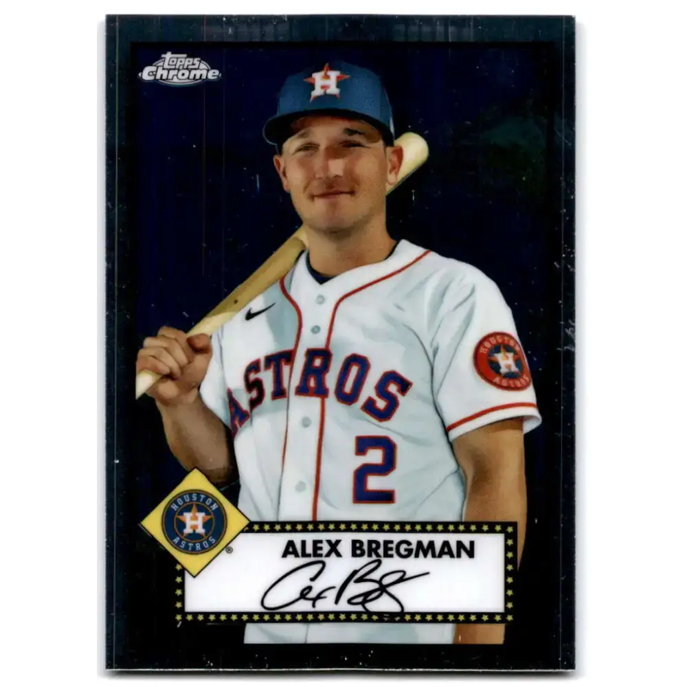 2021 Topps Chrome Platinum Anniversary #167 Alex Bregman NM-MT Houston Astros Baseball Card - Baseball Card Single