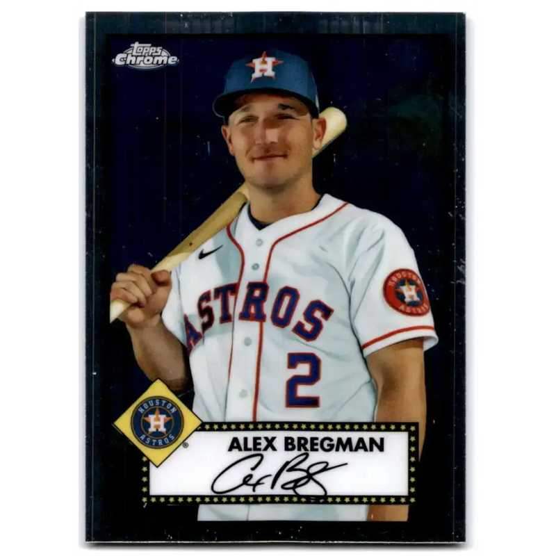 2021 Topps Chrome Platinum Anniversary #167 Alex Bregman NM-MT Houston Astros Baseball Card - Baseball Card Single