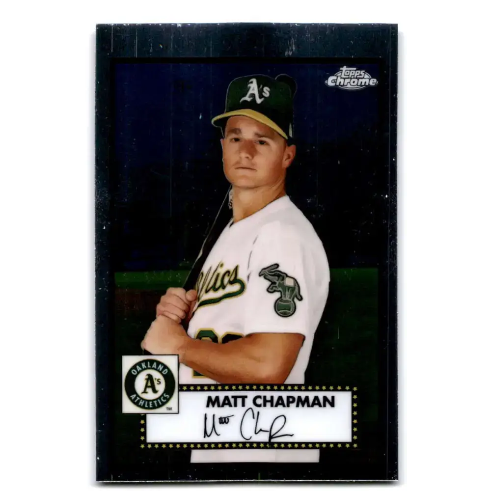 2021 Topps Chrome Platinum Anniversary #175 Matt Chapman NM-MT Oakland Athletics Baseball Card - Baseball Card Single