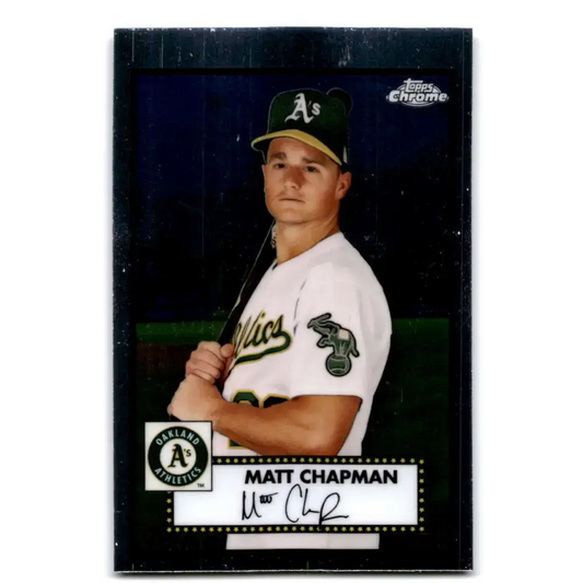 2021 Topps Chrome Platinum Anniversary #175 Matt Chapman NM-MT Oakland Athletics Baseball Card - Baseball Card Single