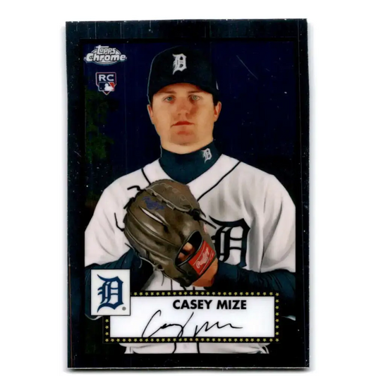 2021 Topps Chrome Platinum Anniversary #18 Casey Mize NM-MT RC Rookie Detroit Tigers Baseball Card - Baseball Card