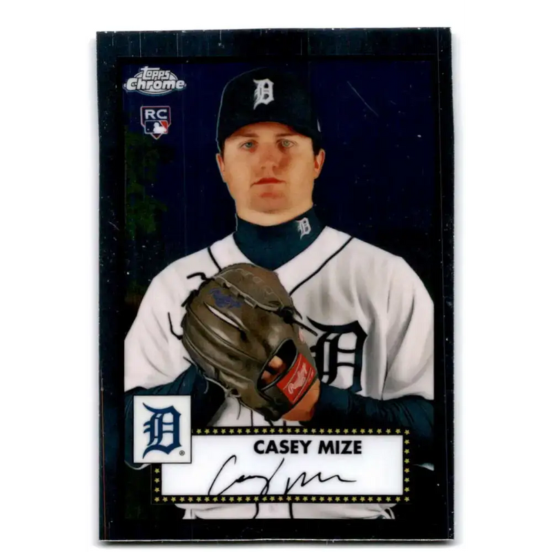2021 Topps Chrome Platinum Anniversary #18 Casey Mize NM-MT RC Rookie Detroit Tigers Baseball Card - Baseball Card