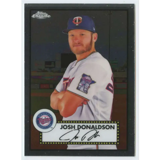 2021 Topps Chrome Platinum Anniversary #181 Josh Donaldson NM-MT Minnesota Twins Baseball Card - Baseball Card Single