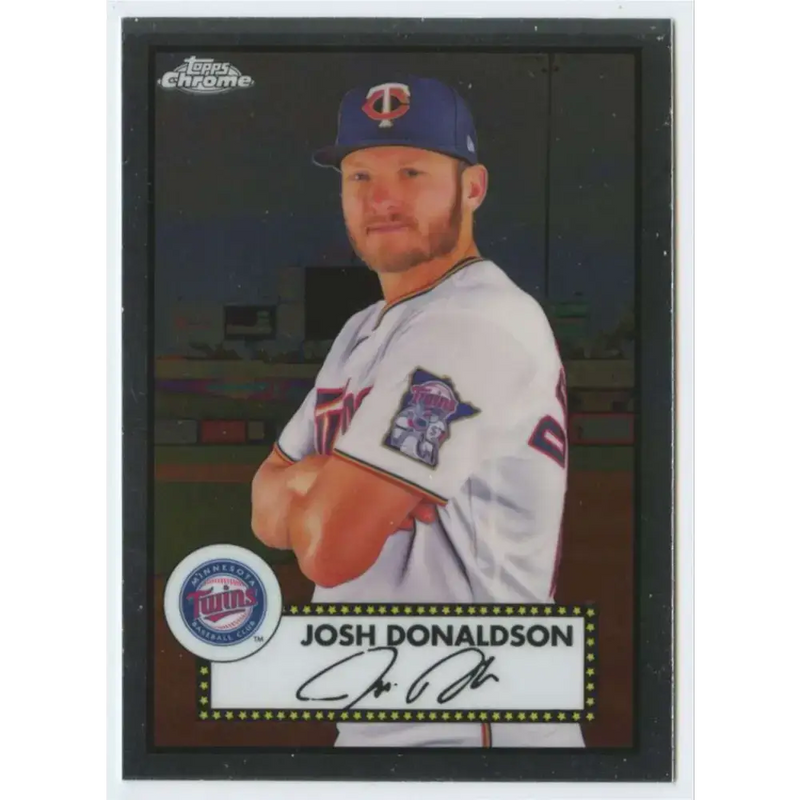 2021 Topps Chrome Platinum Anniversary #181 Josh Donaldson NM-MT Minnesota Twins Baseball Card - Baseball Card Single