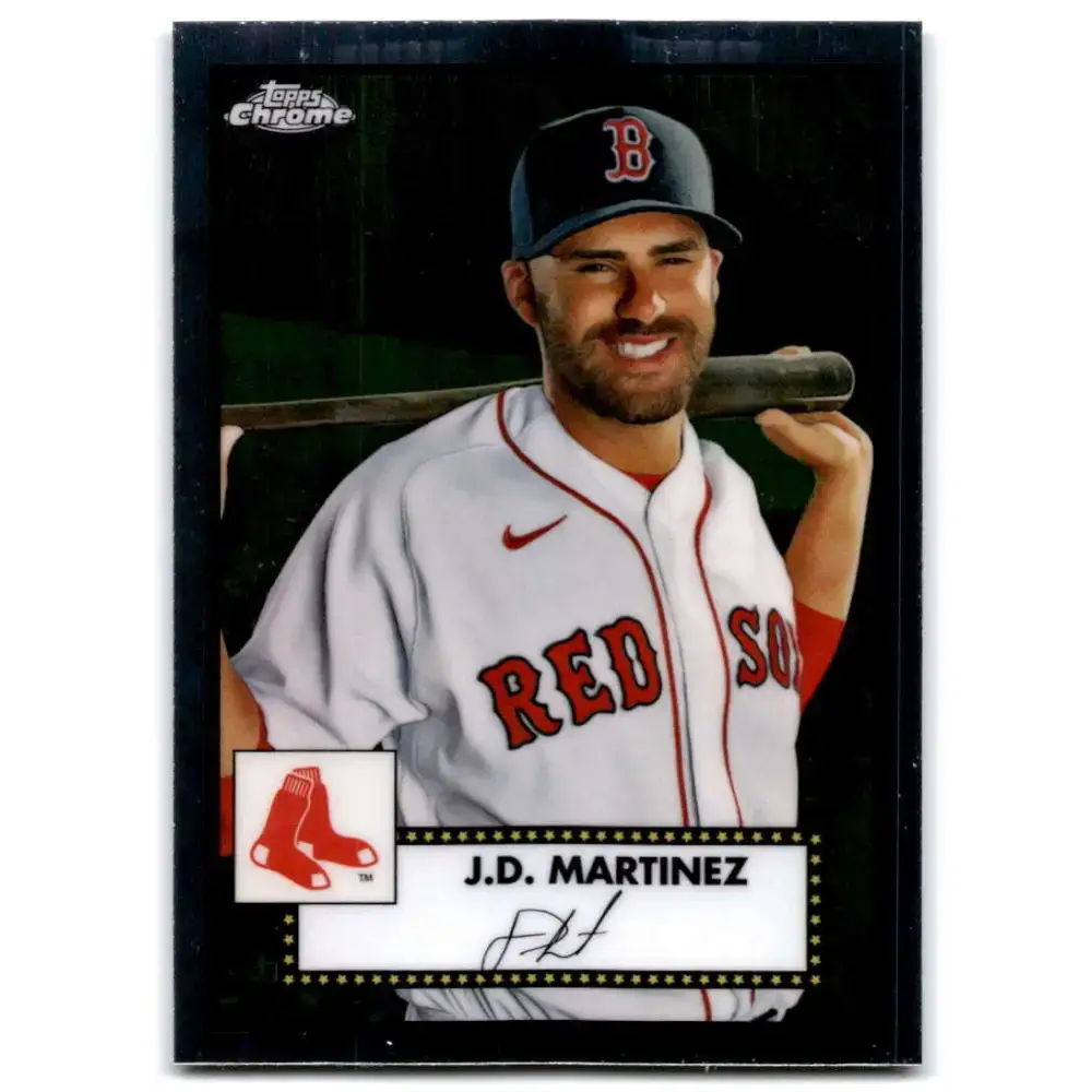 2021 Topps Chrome Platinum Anniversary #182 J.D. Martinez NM-MT Boston Red Sox Baseball Card - Baseball Card Single