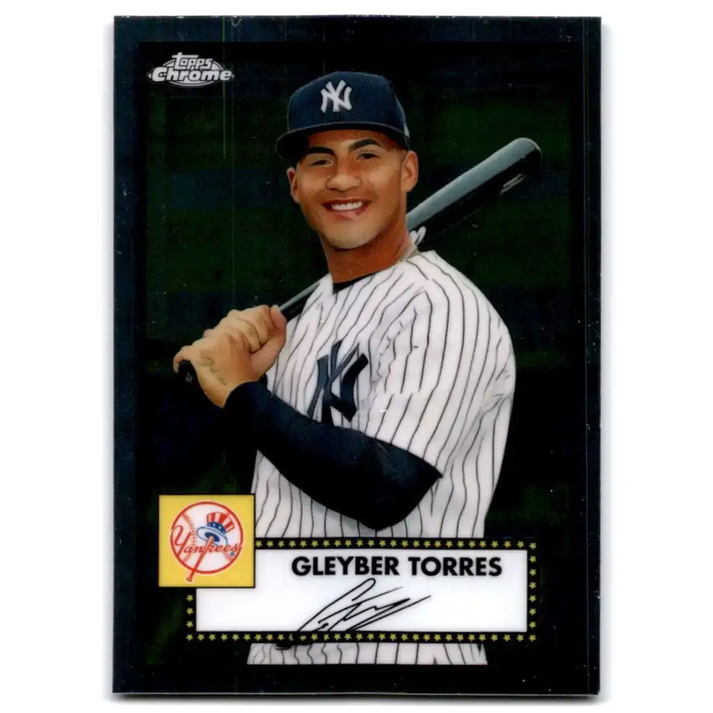 2021 Topps Chrome Platinum Anniversary #184 Gleyber Torres NM-MT New York Yankees Baseball Card - Baseball Card Single