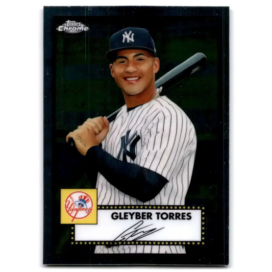 2021 Topps Chrome Platinum Anniversary #184 Gleyber Torres NM-MT New York Yankees Baseball Card - Baseball Card Single