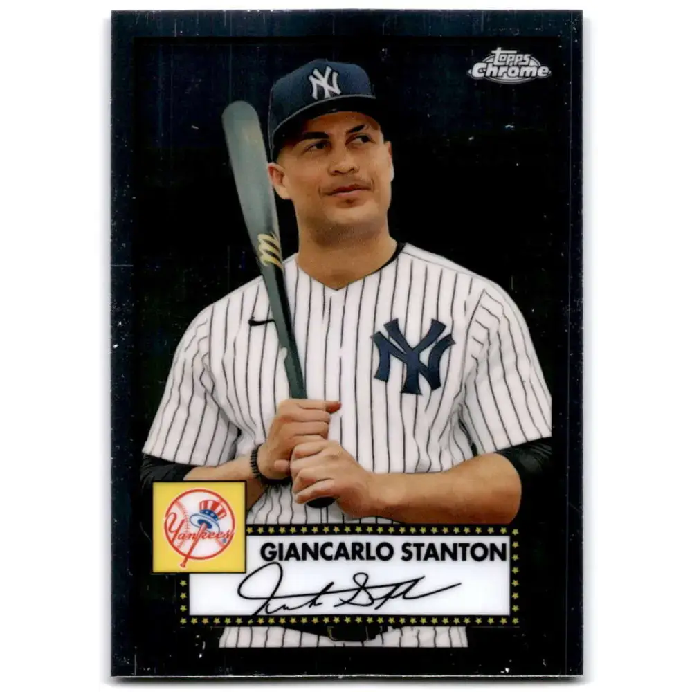 2021 Topps Chrome Platinum Anniversary #193 Giancarlo Stanton NM-MT New York Yankees Baseball Card - Baseball Card
