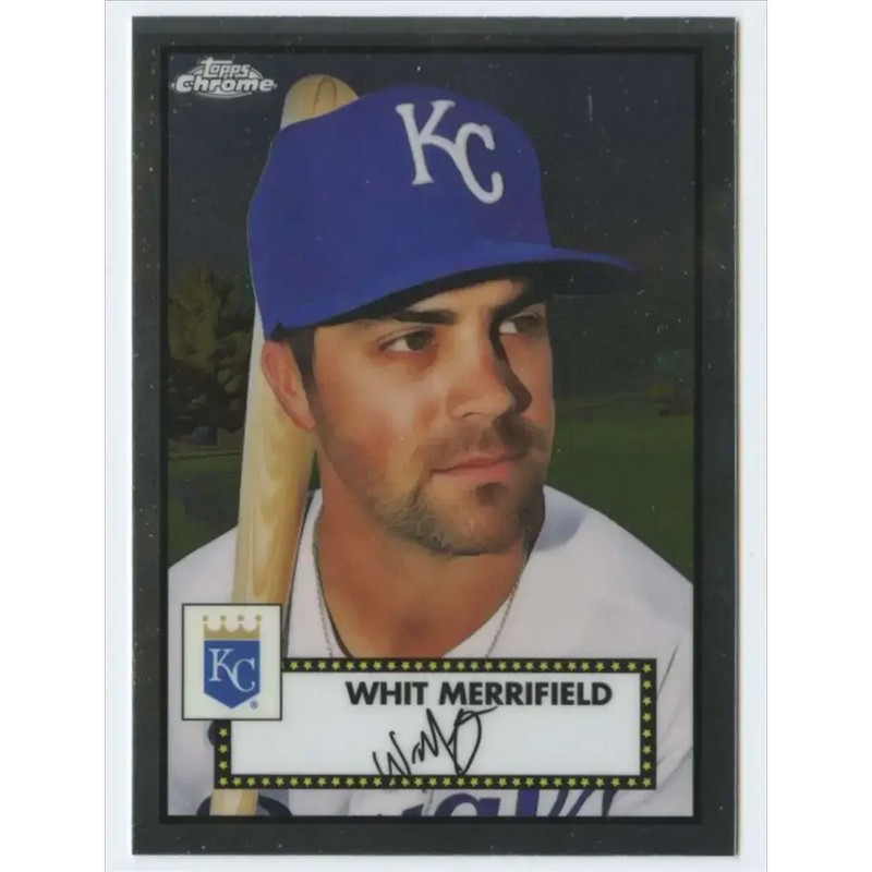 2021 Topps Chrome Platinum Anniversary #198 Whit Merrifield NM-MT Kansas City Royals Baseball Card - Baseball Card