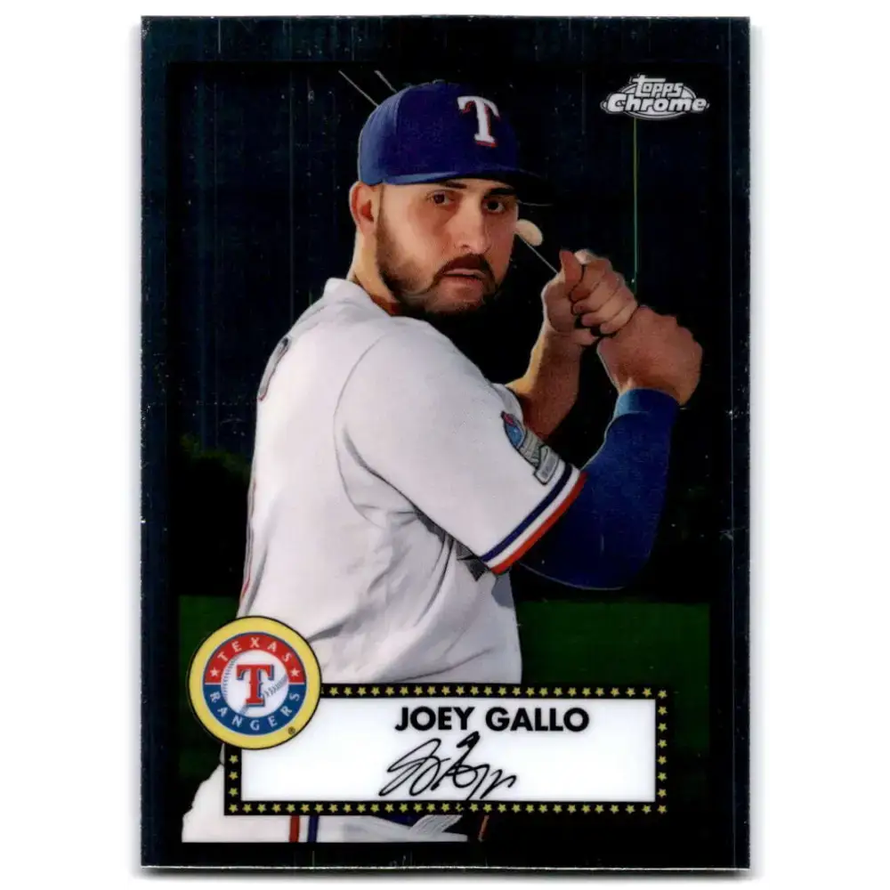 2021 Topps Chrome Platinum Anniversary #202 Joey Gallo NM-MT Texas Rangers Baseball Card - Baseball Card Single