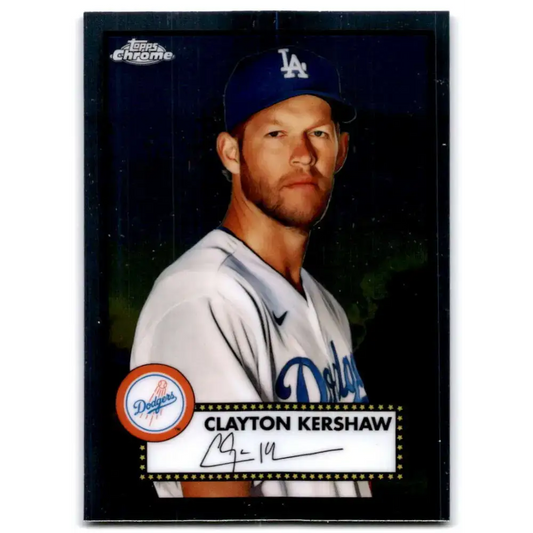 2021 Topps Chrome Platinum Anniversary #205 Clayton Kershaw NM-MT Los Angeles Dodgers Baseball Card - Baseball Card