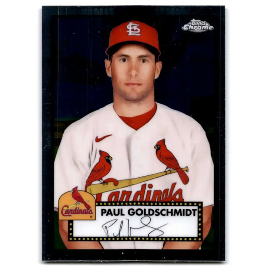 2021 Topps Chrome Platinum Anniversary #209 Paul Goldschmidt NM-MT St. Louis Cardinals Baseball Card - Baseball Card