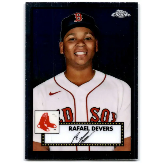 2021 Topps Chrome Platinum Anniversary #213 Rafael Devers NM-MT Boston Red Sox Baseball Card - Baseball Card Single