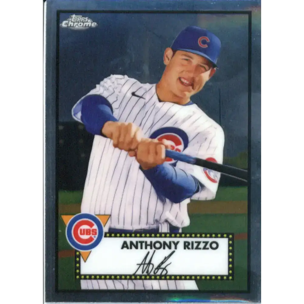 2021 Topps Chrome Platinum Anniversary #219 Anthony Rizzo NM-MT Chicago Cubs Baseball Card - Baseball Card Single