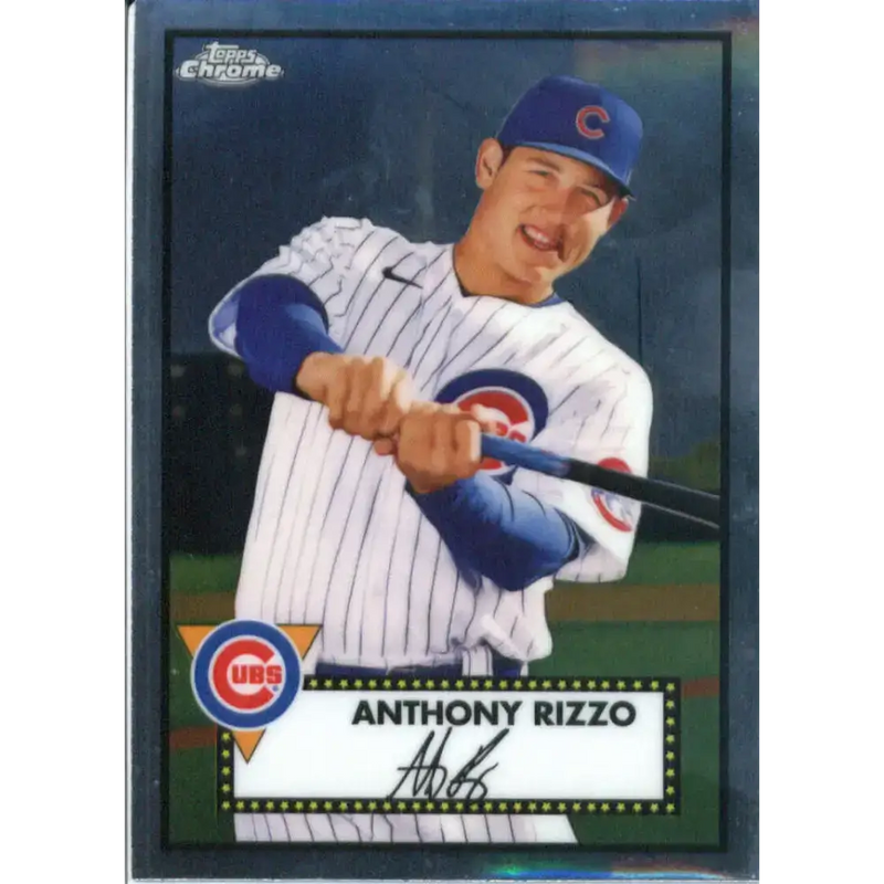 2021 Topps Chrome Platinum Anniversary #219 Anthony Rizzo NM-MT Chicago Cubs Baseball Card - Baseball Card Single