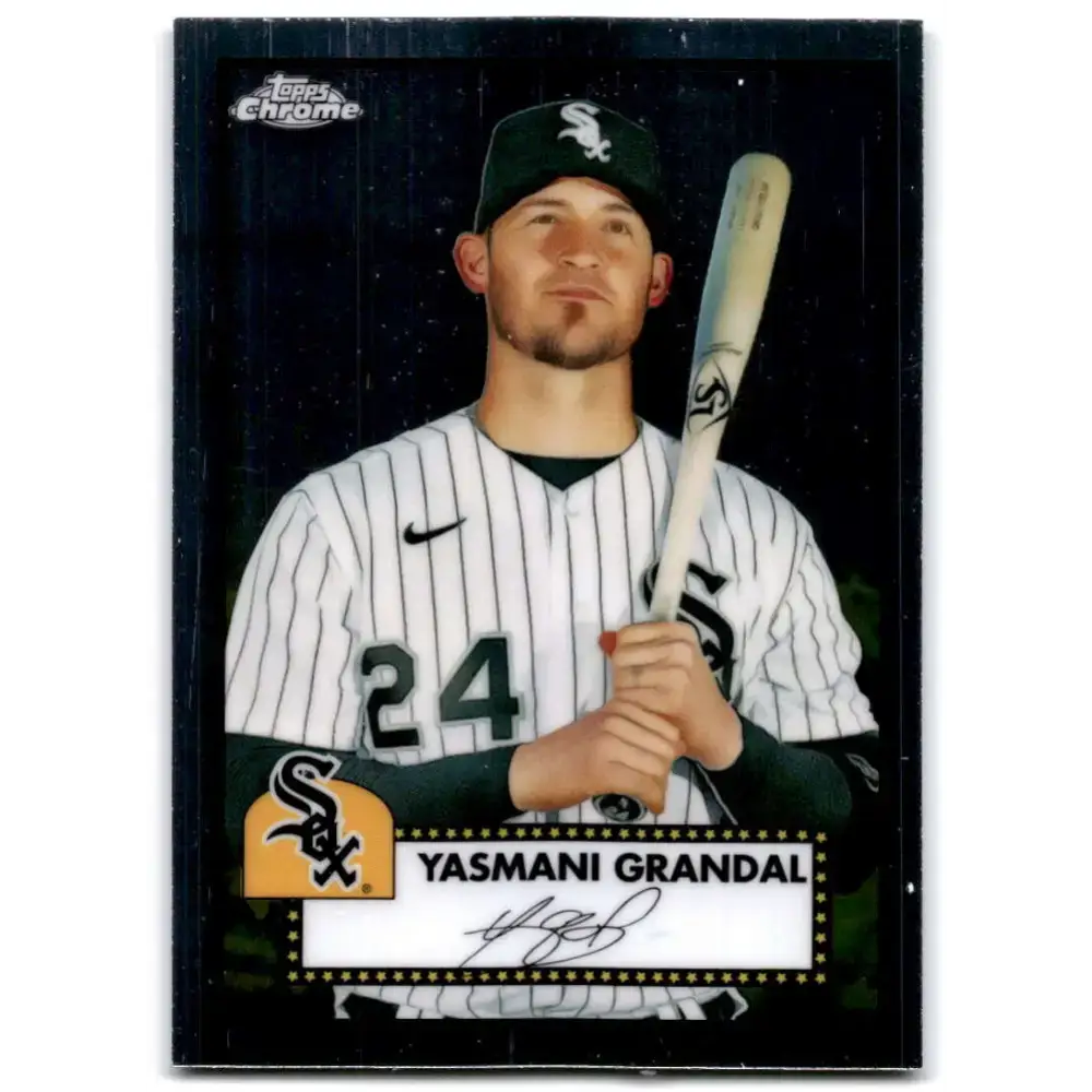 2021 Topps Chrome Platinum Anniversary #220 Yasmani Grandal NM-MT Chicago White Sox Baseball Card - Baseball Card Single