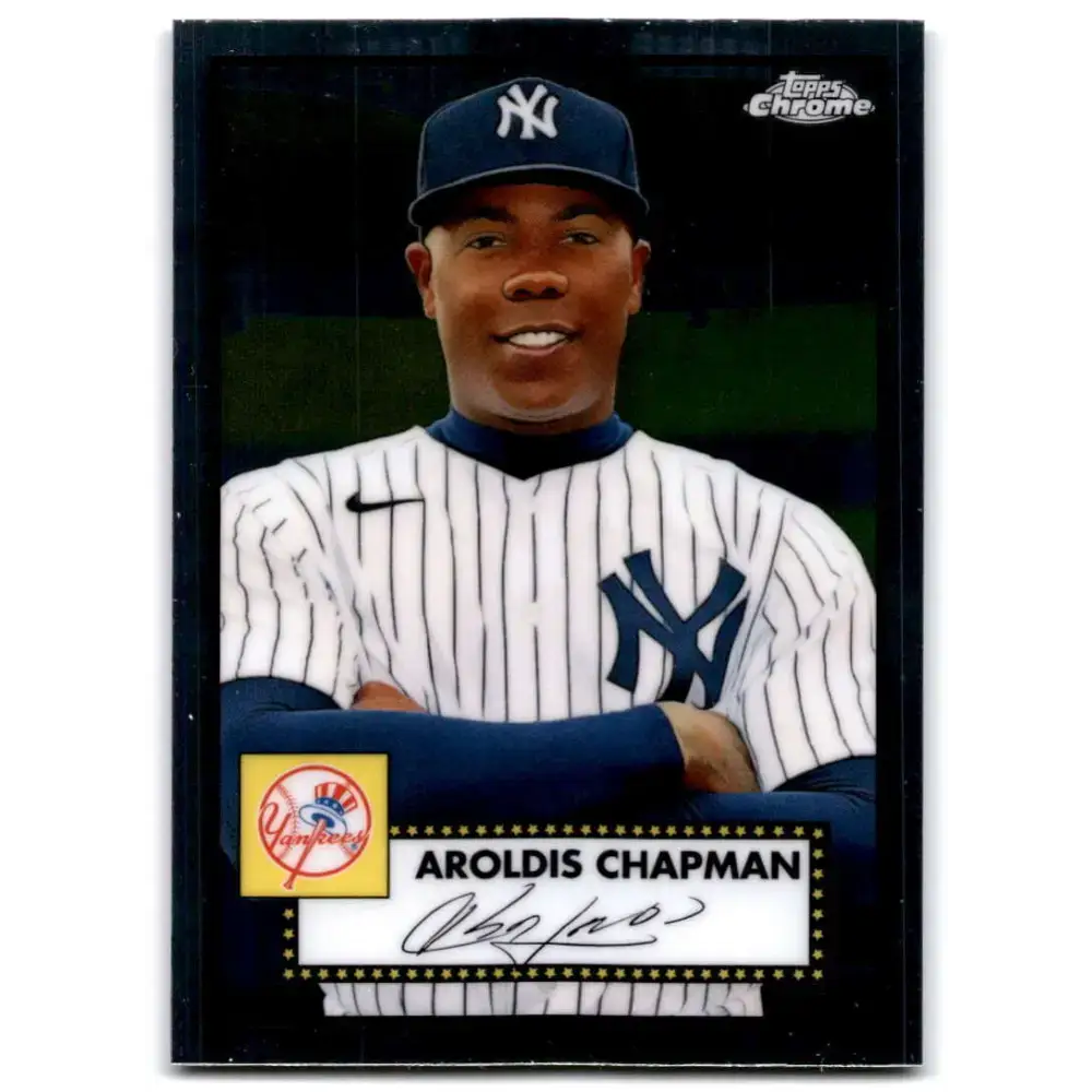 2021 Topps Chrome Platinum Anniversary #225 Aroldis Chapman NM-MT New York Yankees Baseball Card - Baseball Card Single