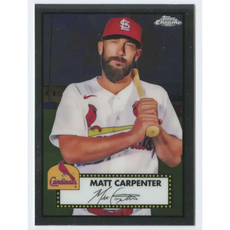 2021 Topps Chrome Platinum Anniversary #230 Matt Carpenter NM-MT St. Louis Cardinals Baseball Card - Baseball Card