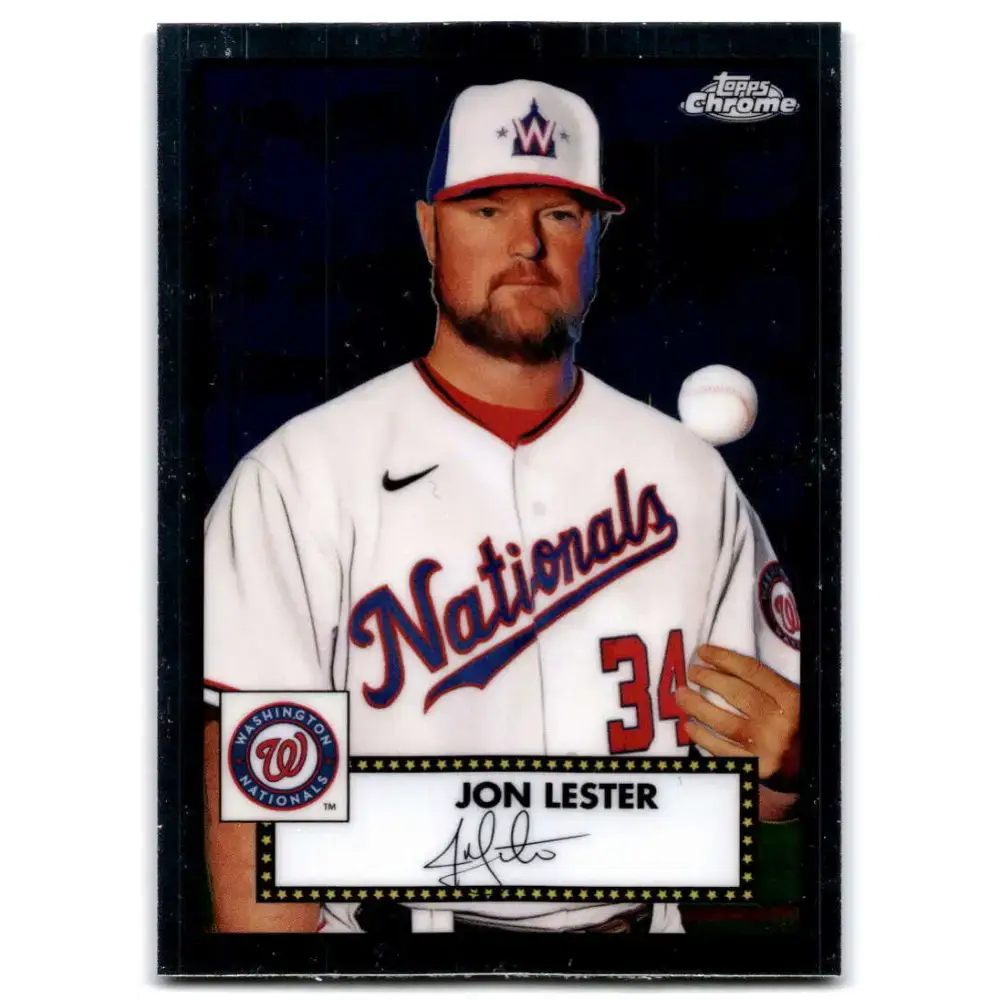 2021 Topps Chrome Platinum Anniversary #231 Jon Lester NM-MT Washington Nationals Baseball Card - Baseball Card Single