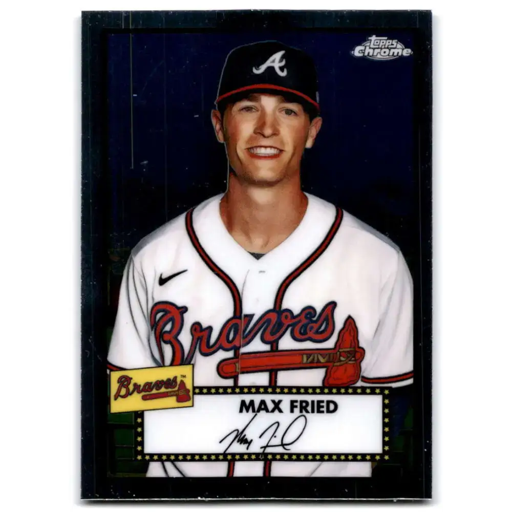 2021 Topps Chrome Platinum Anniversary #237 Max Fried NM-MT Atlanta Braves Baseball Card - Baseball Card Single