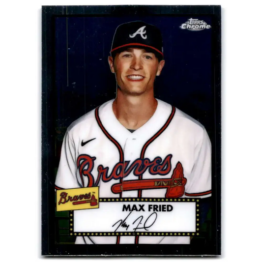 2021 Topps Chrome Platinum Anniversary #237 Max Fried NM-MT Atlanta Braves Baseball Card - Baseball Card Single