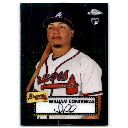 2021 Topps Chrome Platinum Anniversary #24 William Contreras NM-MT RC Rookie Atlanta Braves Baseball Card - Baseball