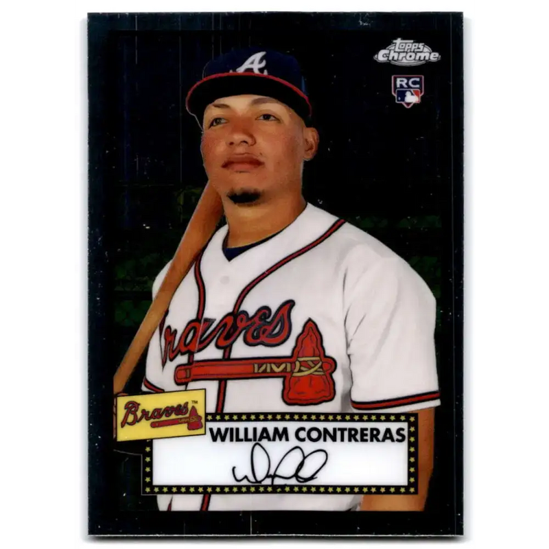 2021 Topps Chrome Platinum Anniversary #24 William Contreras NM-MT RC Rookie Atlanta Braves Baseball Card - Baseball