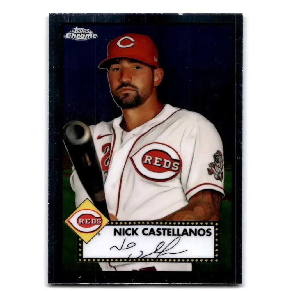 2021 Topps Chrome Platinum Anniversary #249 Nick Castellanos NM-MT Cincinnati Reds Baseball Card - Baseball Card Single