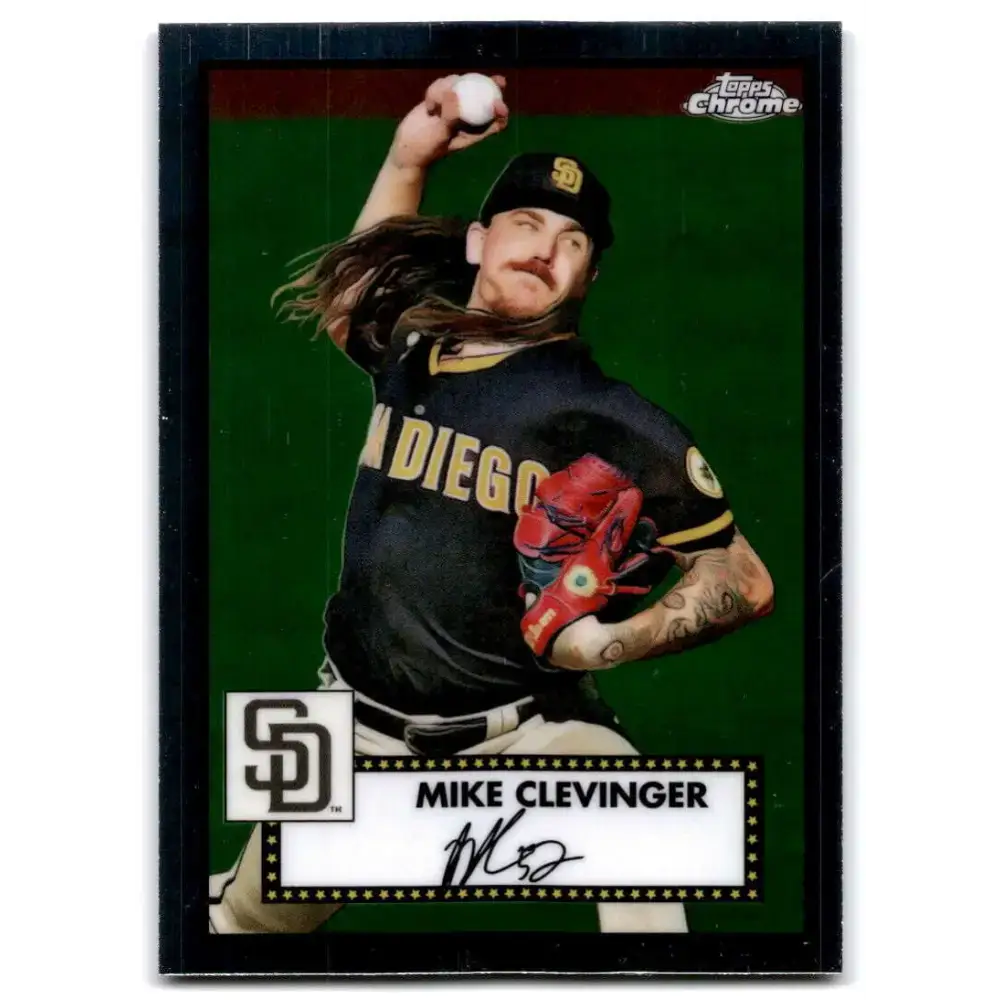 2021 Topps Chrome Platinum Anniversary #253 Mike Clevinger NM-MT San Diego Padres Baseball Card - Baseball Card Single