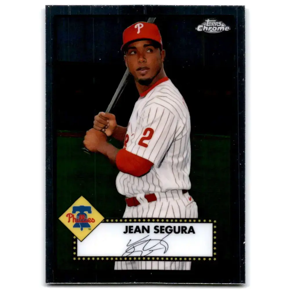 2021 Topps Chrome Platinum Anniversary #275 Jean Segura NM-MT Philadelphia Phillies Baseball Card - Baseball Card Single