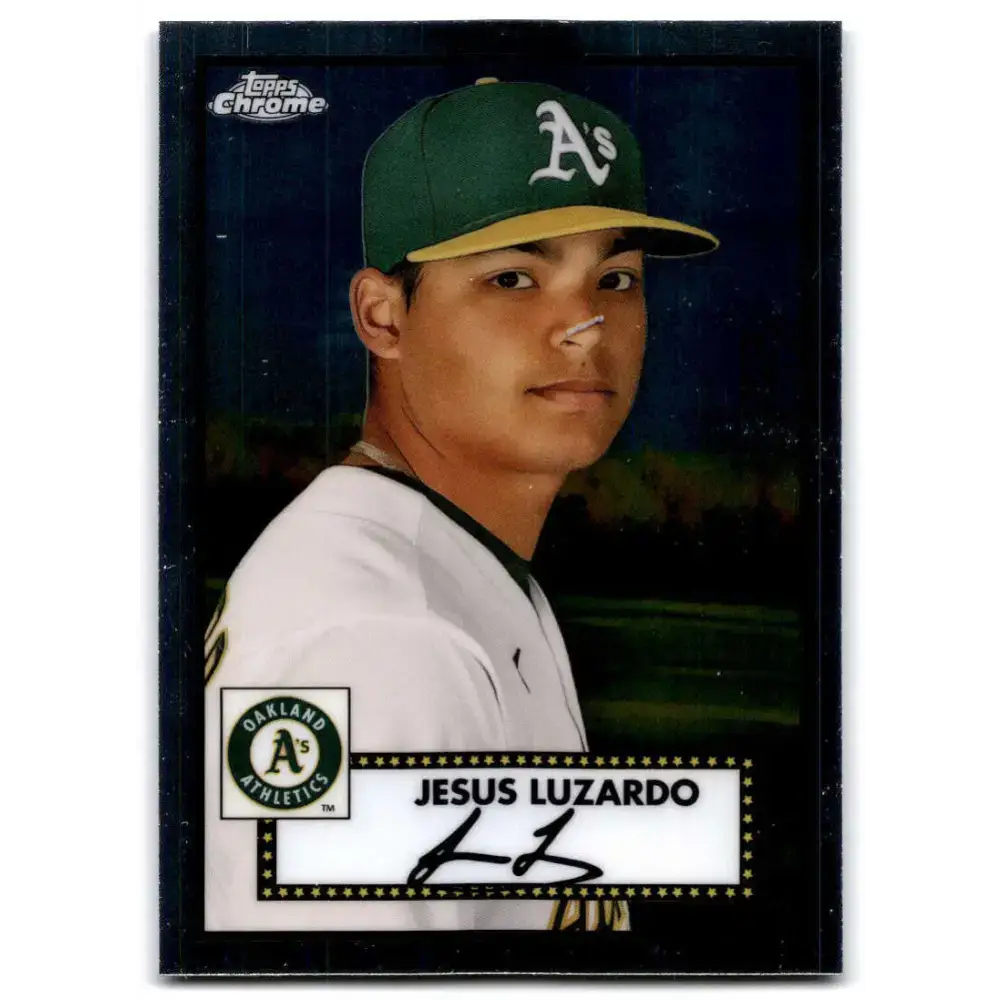 2021 Topps Chrome Platinum Anniversary #276 Jesus Luzardo NM-MT Oakland Athletics Baseball Card - Baseball Card Single