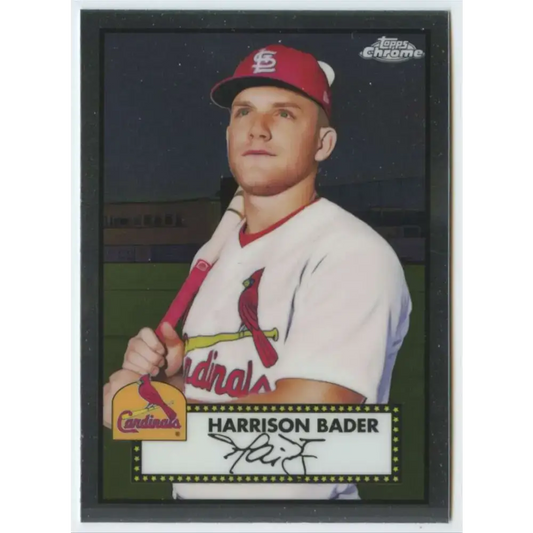 2021 Topps Chrome Platinum Anniversary #278 Harrison Bader NM-MT St. Louis Cardinals Baseball Card - Baseball Card